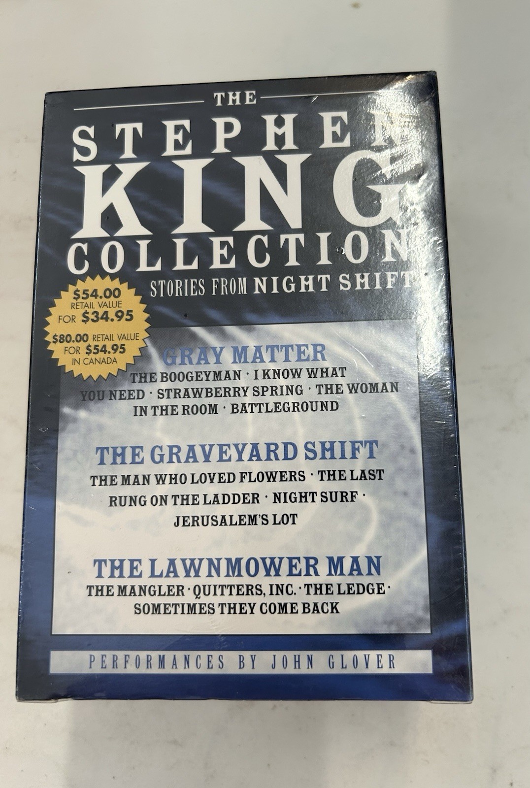 Stephen King Collection Stories from Night Shift Audio Book Cassette Tapes