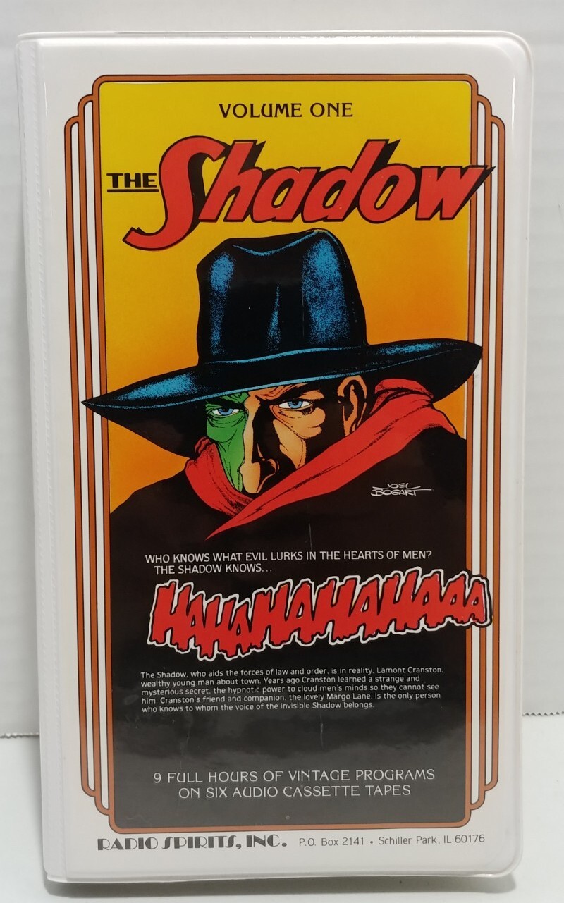 Radio Spirits The Shadow Volume One 6 Cassette Tapes 9 Hours of Vintage Programs