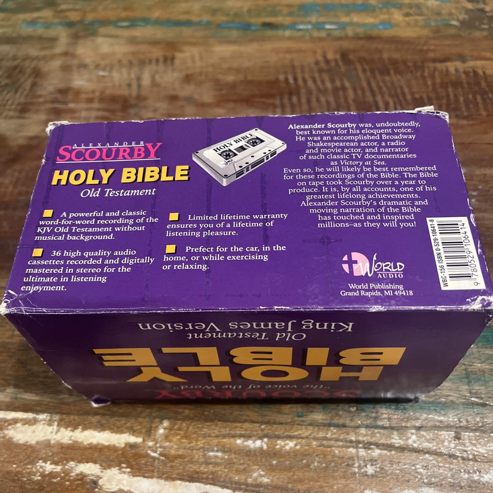 Bible On Tape Scourby Holy Bible King James Version 36 Cassette Tapes Audio