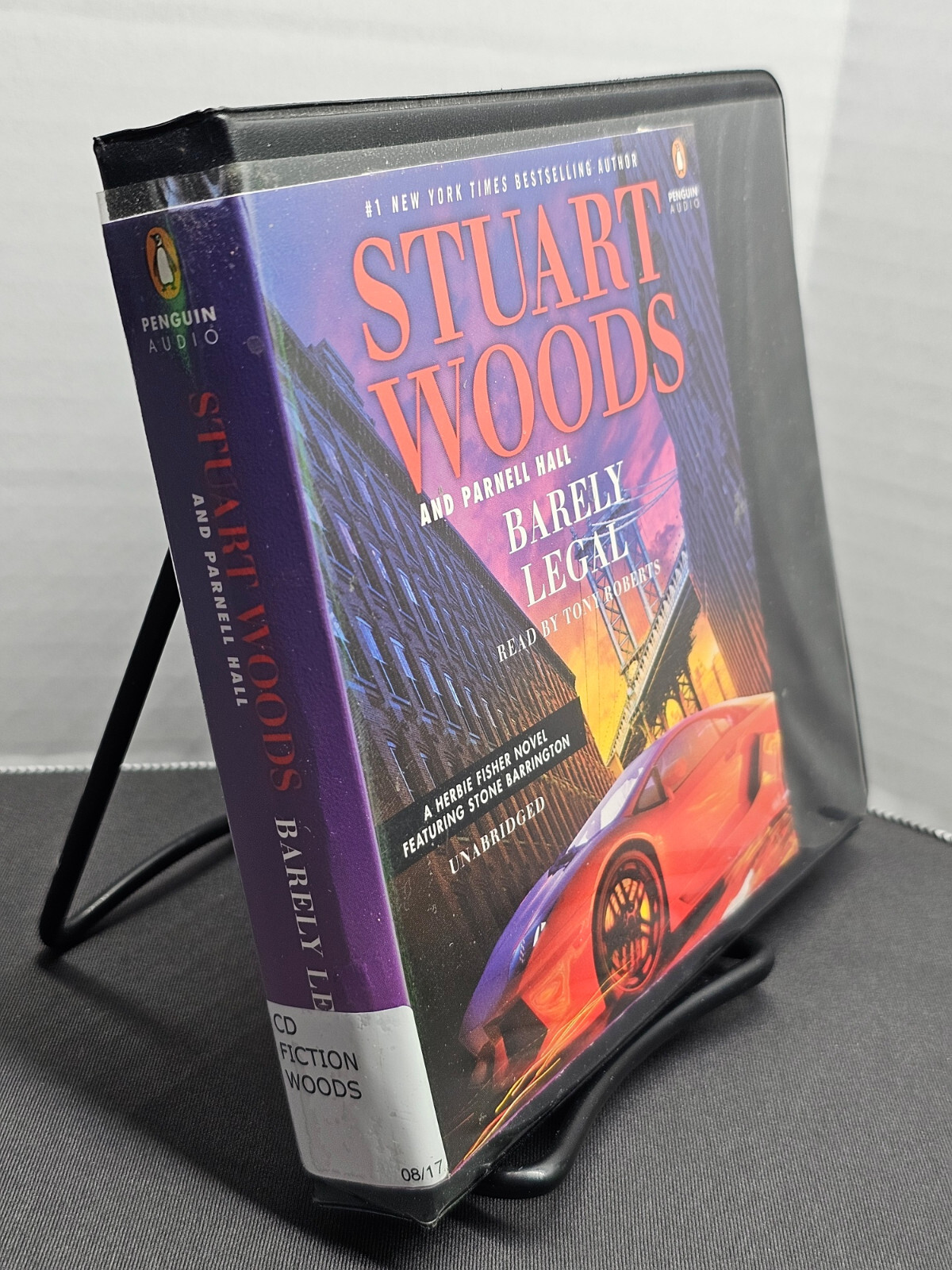 Stuart Woods Parnell Hall Barely Legal Herbie Fisher Novel Audio CD Audiobook