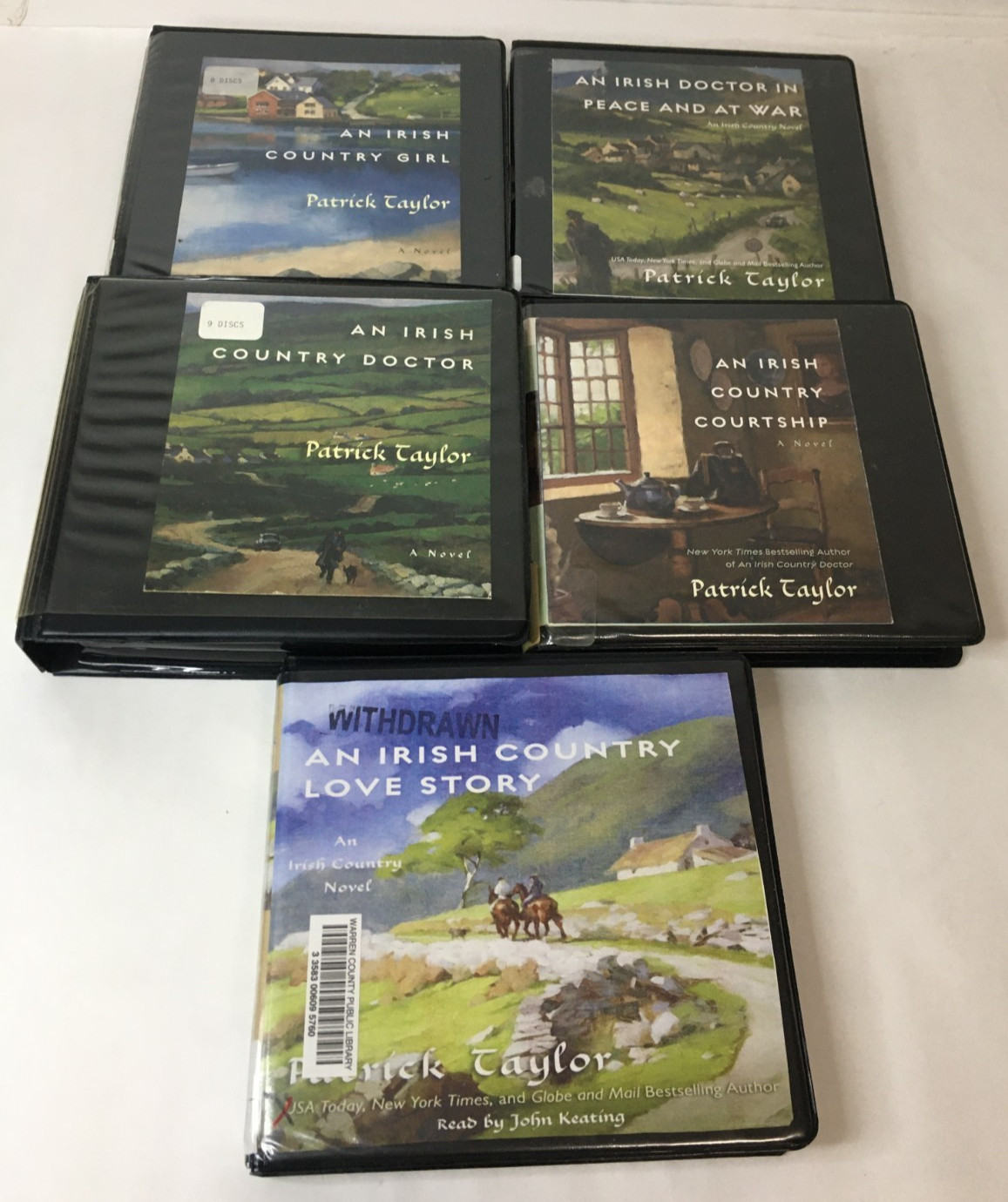 Patrick Taylor’s Irish County Audiobook Lot — 1 2 4 5 7 8 10 11 + Dublin Student