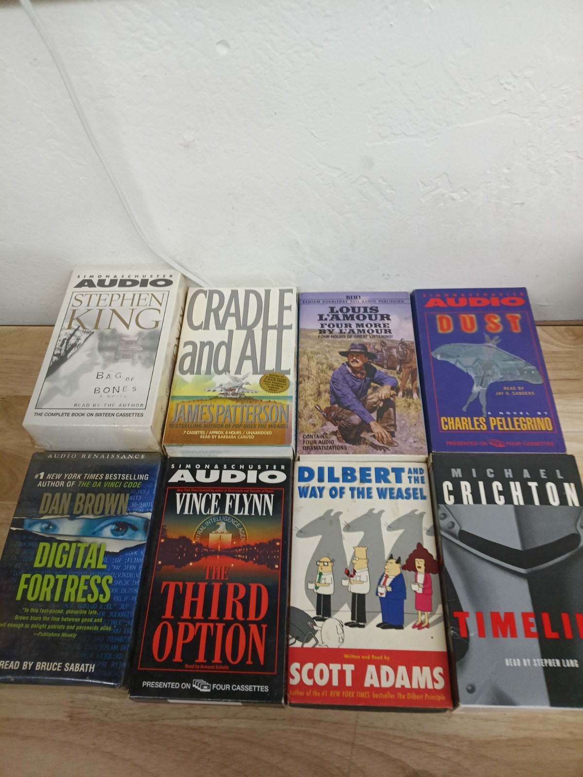 Unabridged Audiobook Cassettes Lot (19) 2 Sealed