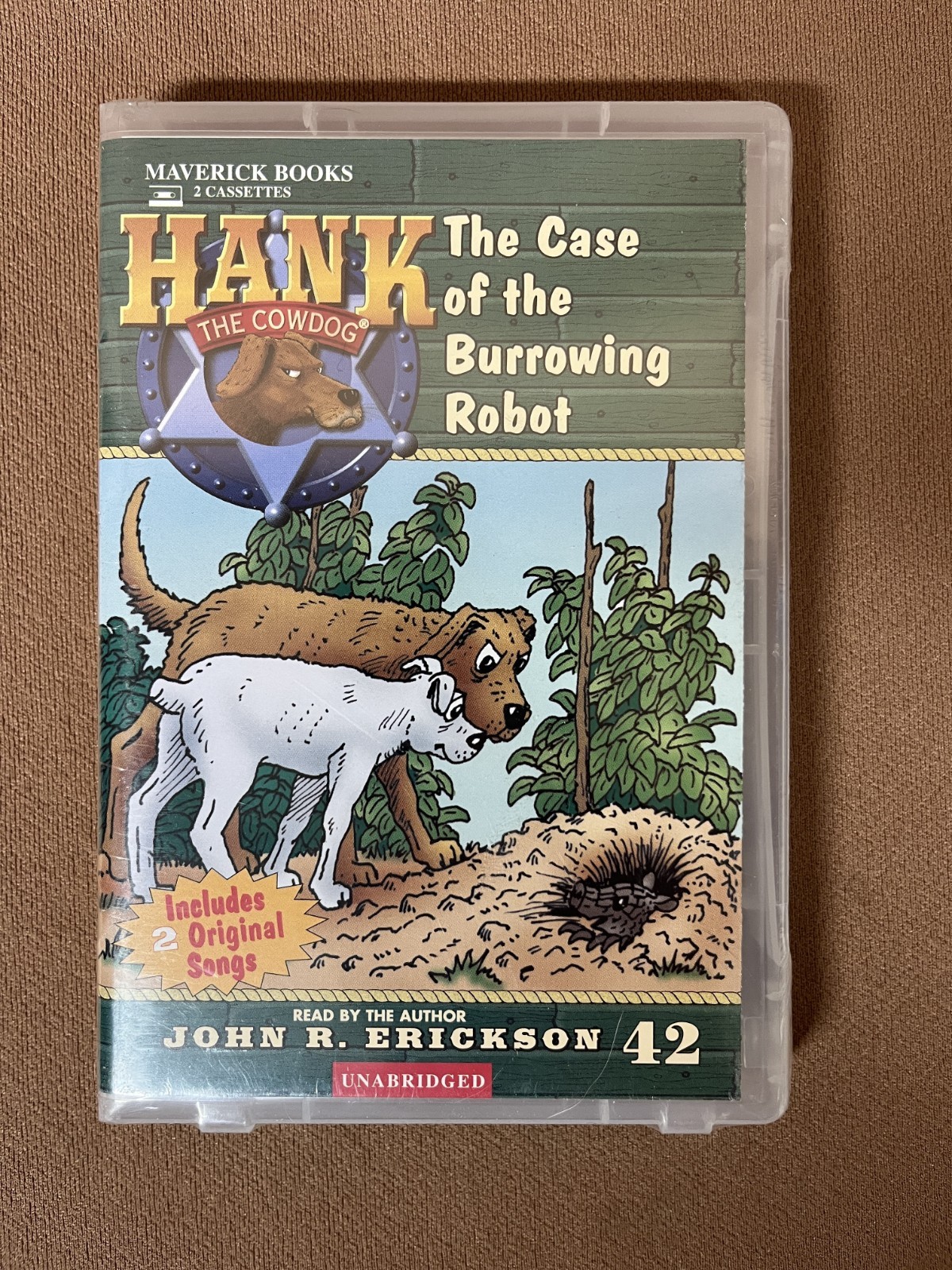 Hank — The Case of the Burrowing Robot 2 cassette tapes — New Factory Sealed