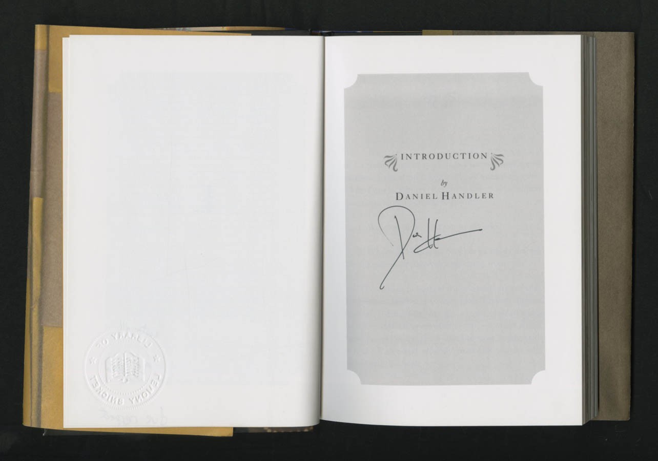 Lemony Snicket SIGNED AUTOGRAPHED The Unauthorized Autobiography HC 1st Ed Print