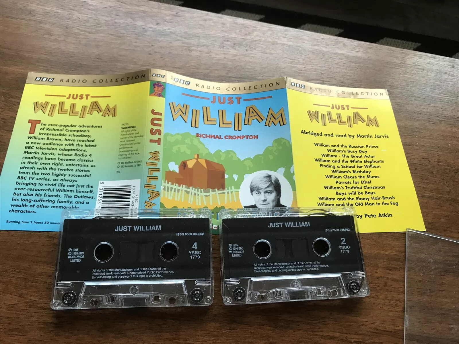 BBC Double Cassette Story — Richmal Crompton Just William read by Martin Jarvis