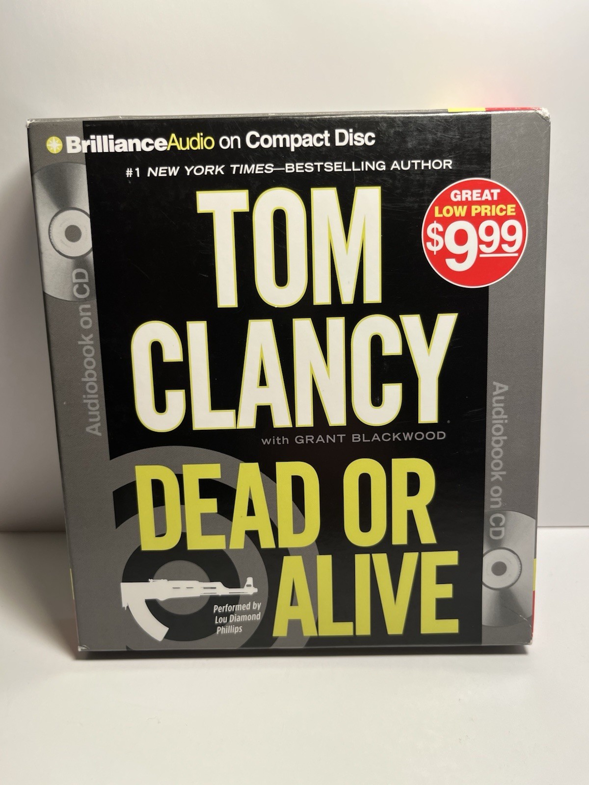 Tom Clancy Dead or Alive Audio CD Jack Ryan Performed By Lou Diamond Phillips