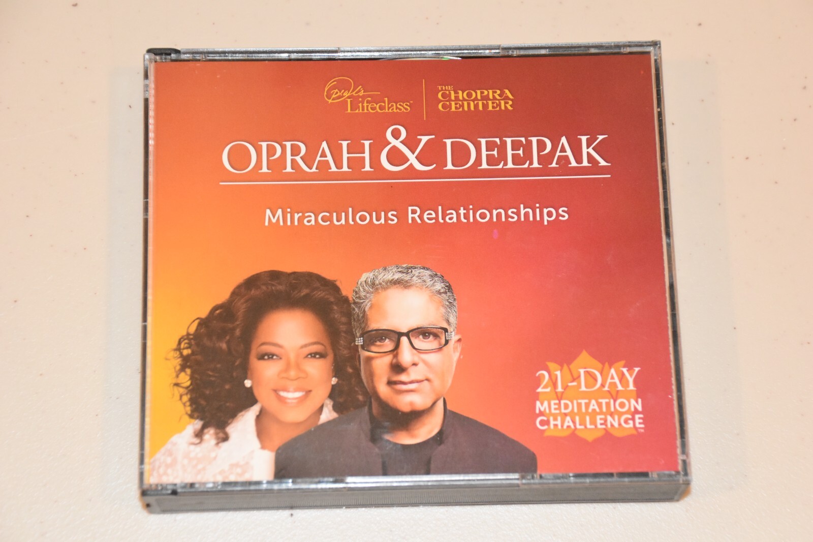 Miraculous Relationships 21-Day Meditation Challenge Oprah & Deepak (6 CDs)