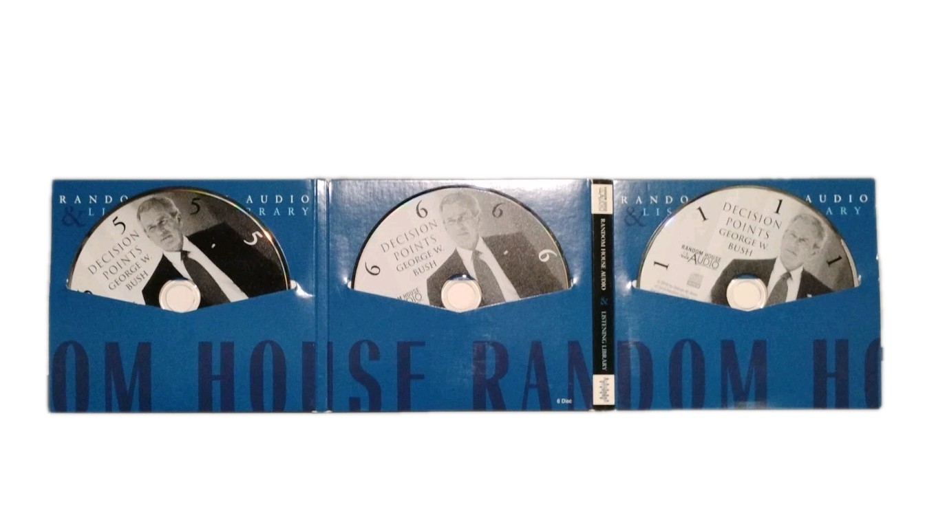 Decision Points by George W. Bush (2010, Compact Discs) Narrated & Thematic 🔊