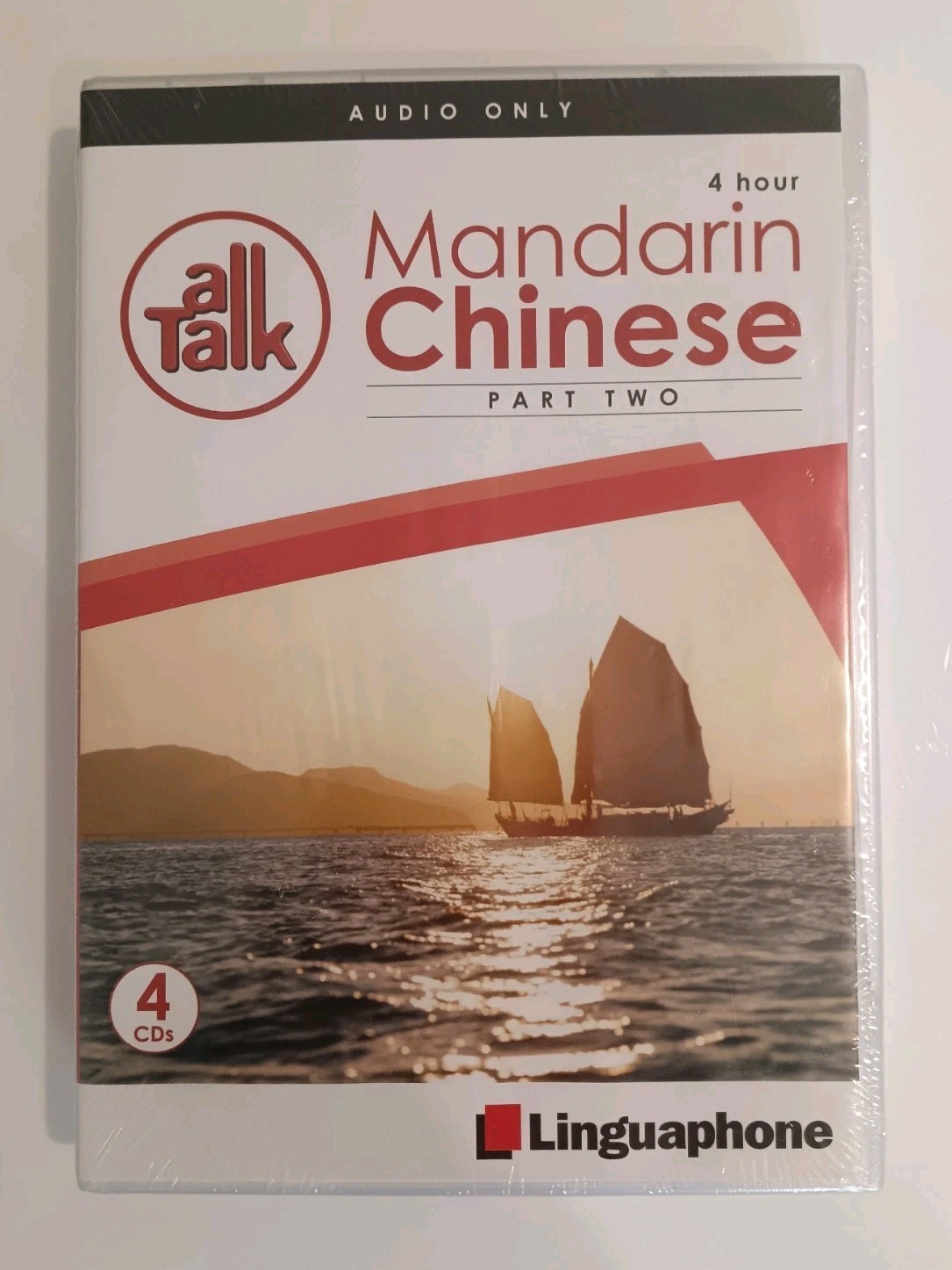 LINGUAPHONE All Talk Mandarin Chinese Course Part Two 4 CDs 4 Hours NEW SEALED