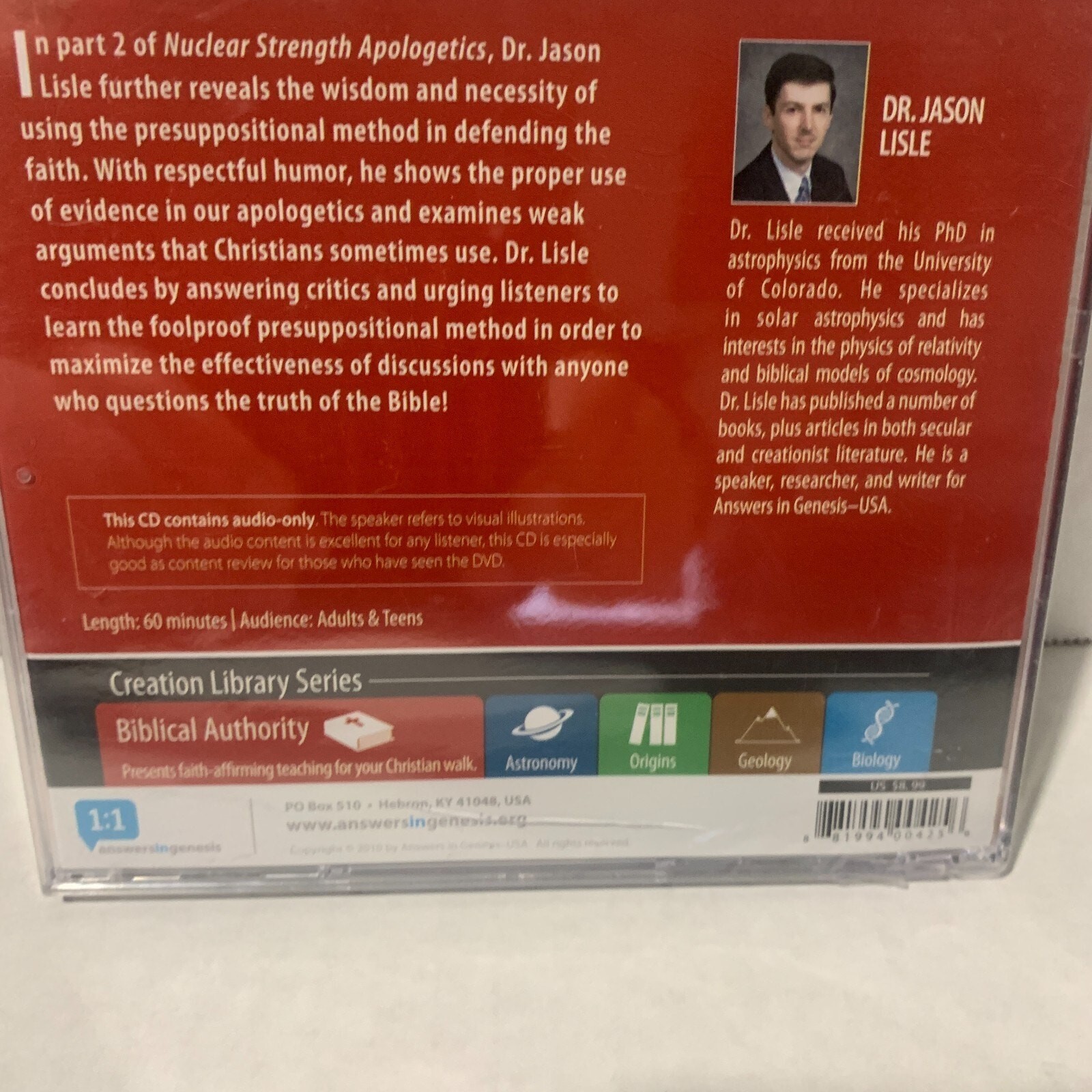 Nuclear Strength Apologetics CD Audio Version Of The DVD Part 2 BRAND NEW