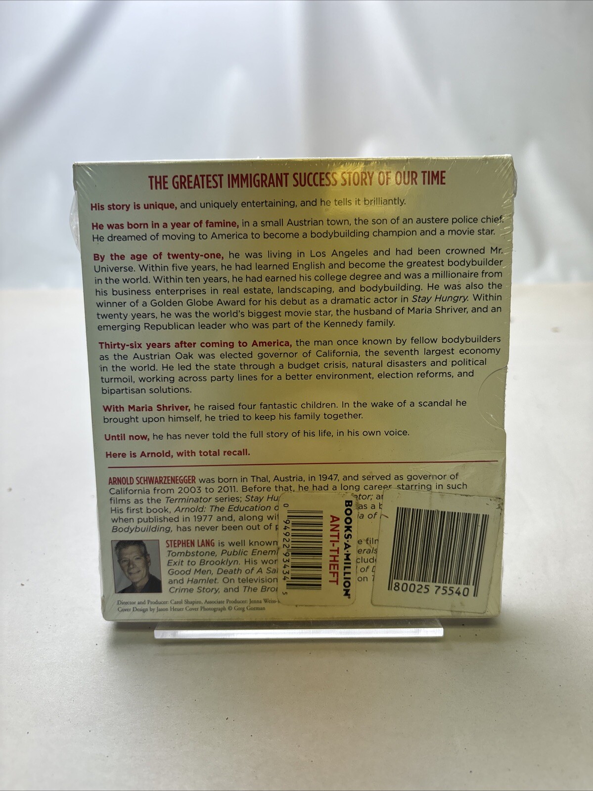 Total Recall: My Unbelievably True Life Story (AudioCD, 7-Disc Set, Abridged)