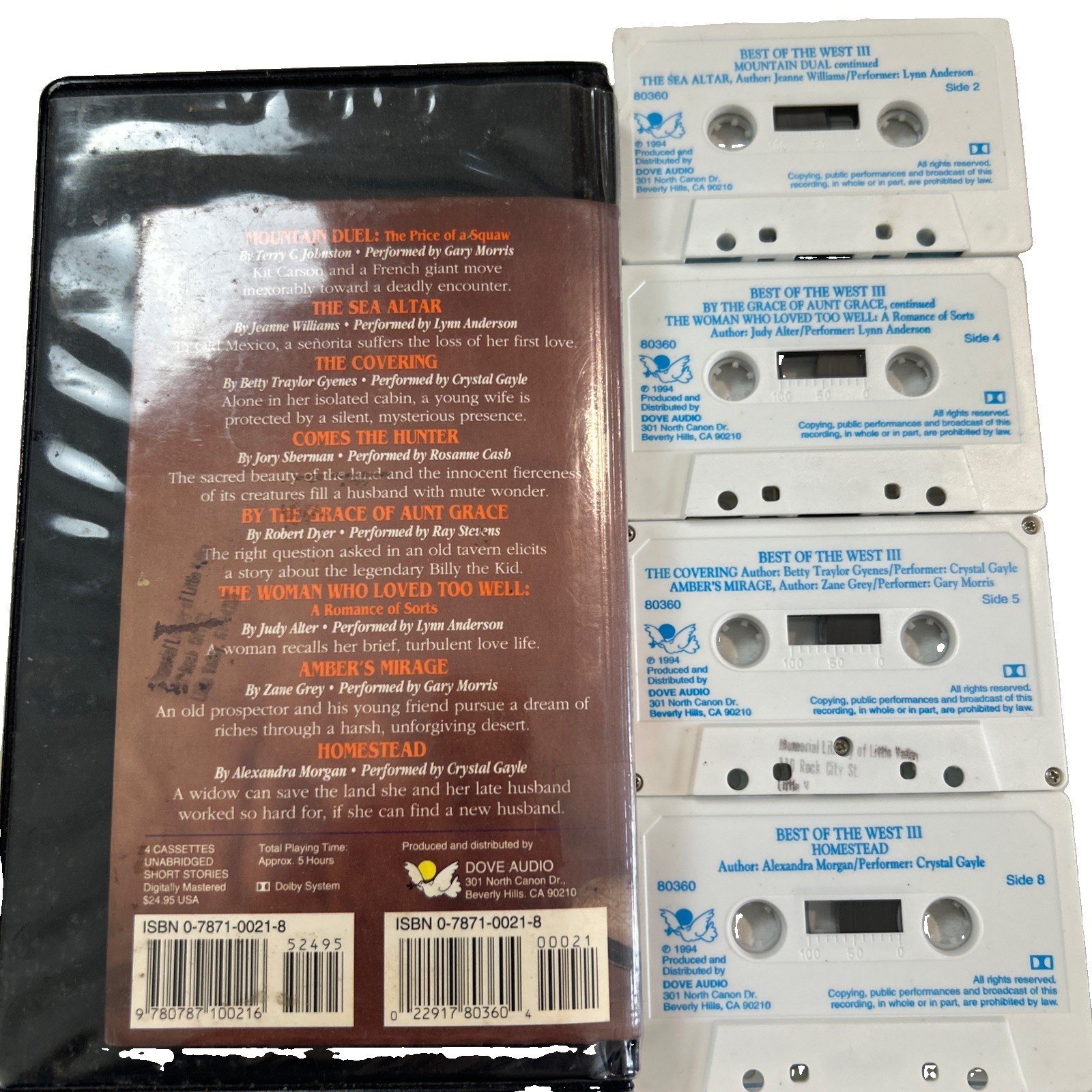 Best of the West III [Audiobook 4 Cassettes] by Anderson, Cash,Gayle,Morris