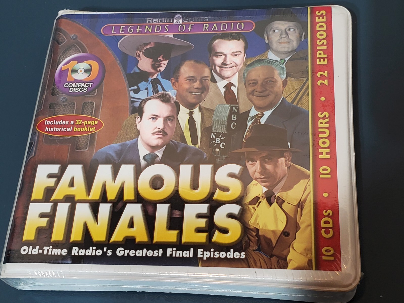 Famous Finales Legends of Radio Bob Hope Gunsmoke Dragnet Lone Ranger 10 CDs