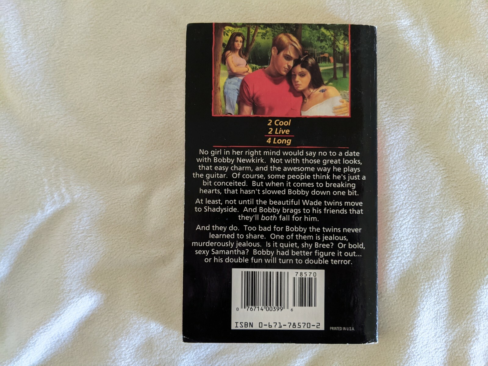 R.L. Stine Vtg Fear Street Book Double Date 1994 1st Edition YA Horror Good Copy
