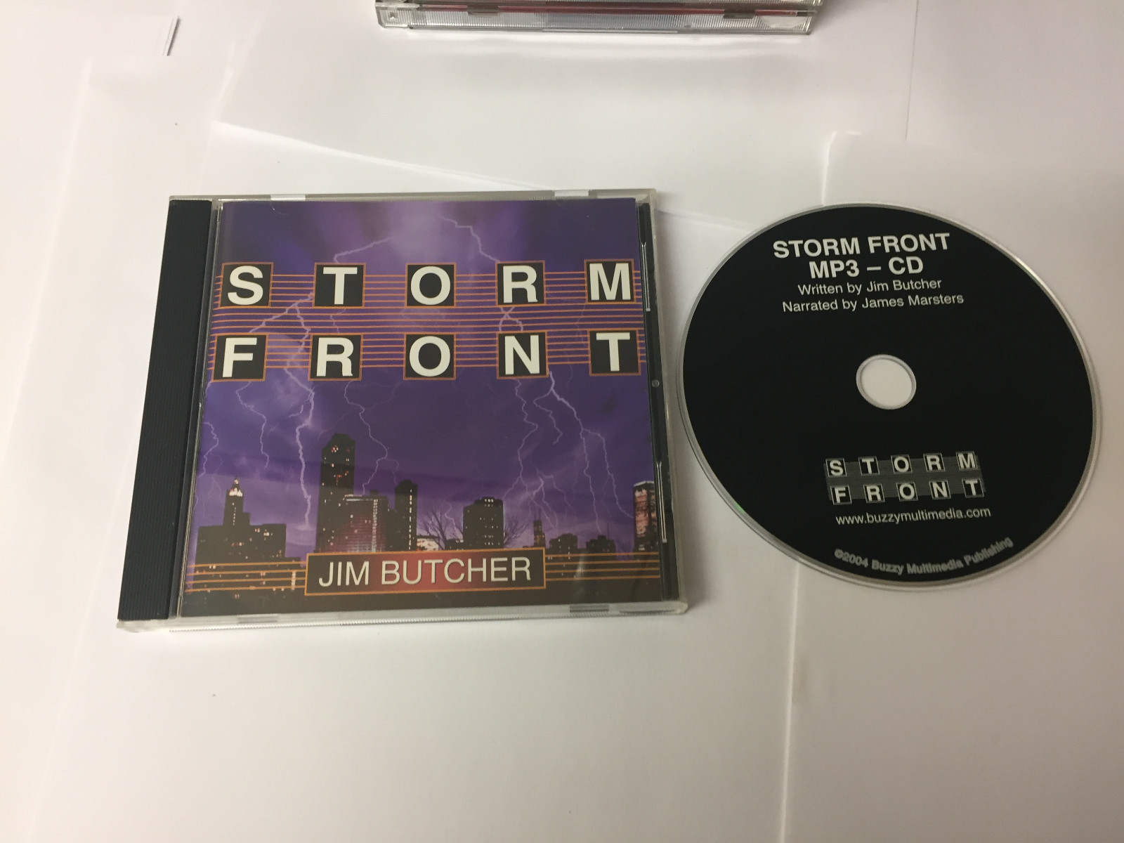 JIM BUTCHER Storm Front (The Dresden Files) MP3 CD 9780965725569 — RARE [FILED B