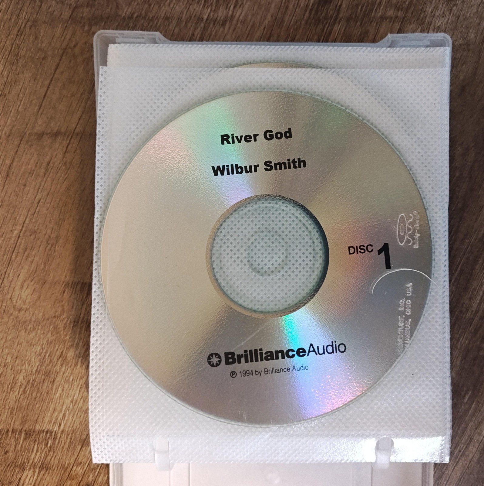 Wilbur Smith Audiobook CD Lot River God Unabridged 22CDs + Blue Horizon 7CD