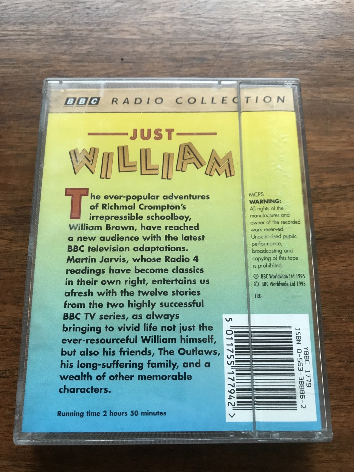 BBC Double Cassette Story — Richmal Crompton Just William read by Martin Jarvis