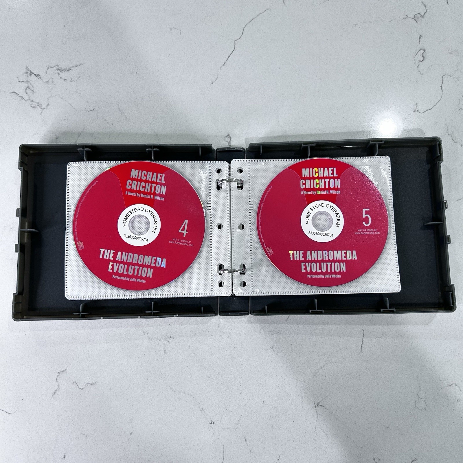 The Andromeda Evolution Audiobook 8-Disc Set by Michael Crichton & Daniel H.