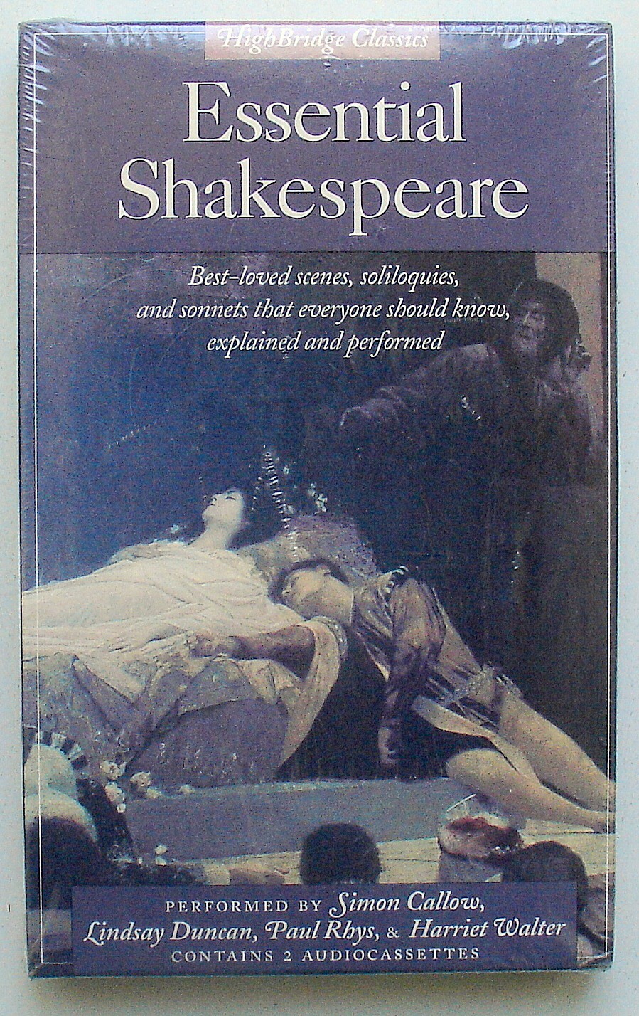 Essential Shakespeare — Cassette Audiobook — Scenes From 11 Plays — Sealed New