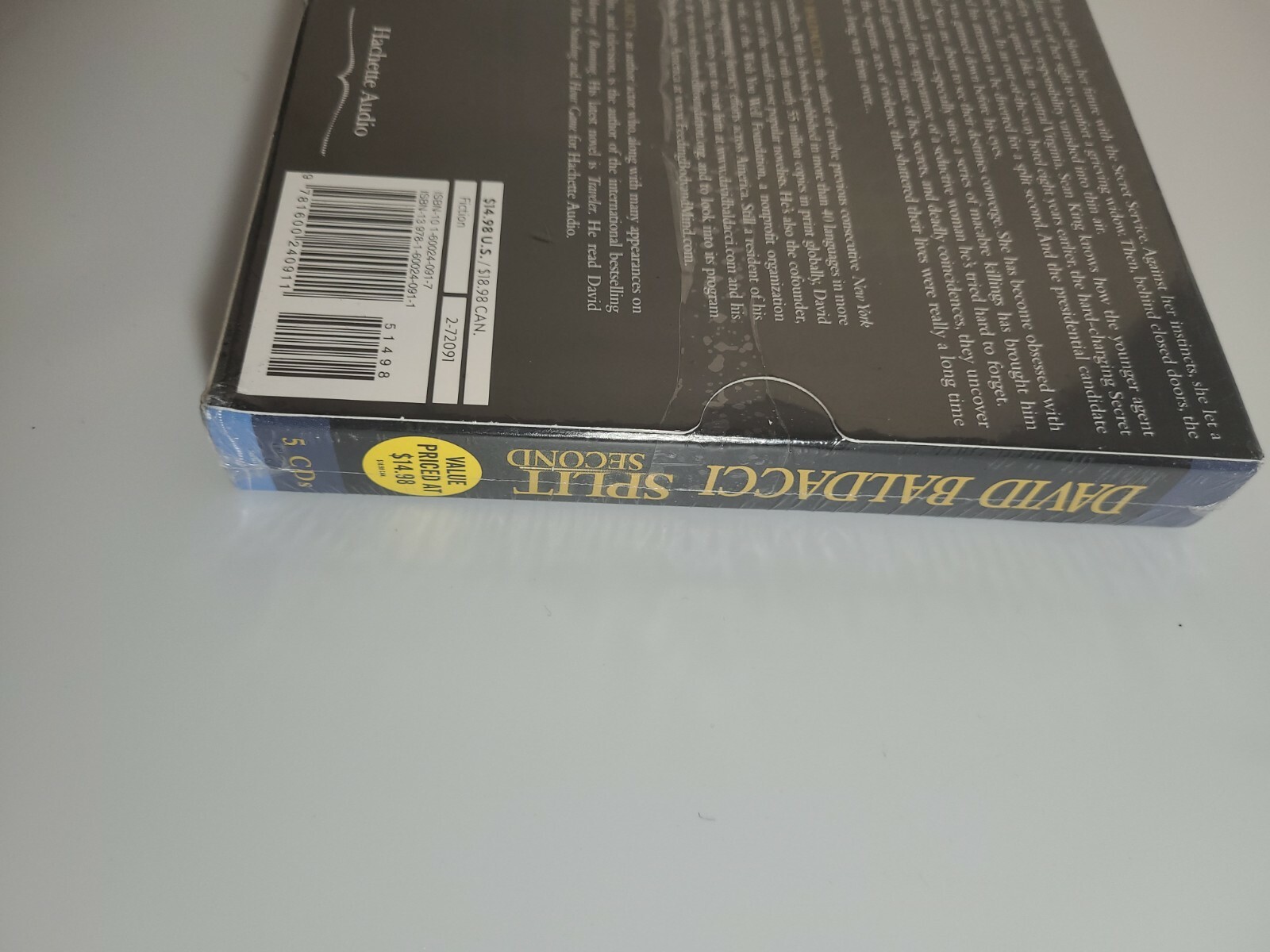 King & Maxwell: Split Second No. 1 by David Baldacci (2007, CD, Abridged)