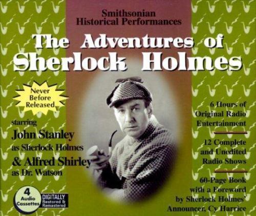 The Adventures of Sherlock Holmes 4 Audio Cassettes Radio Show Stanley Shirley