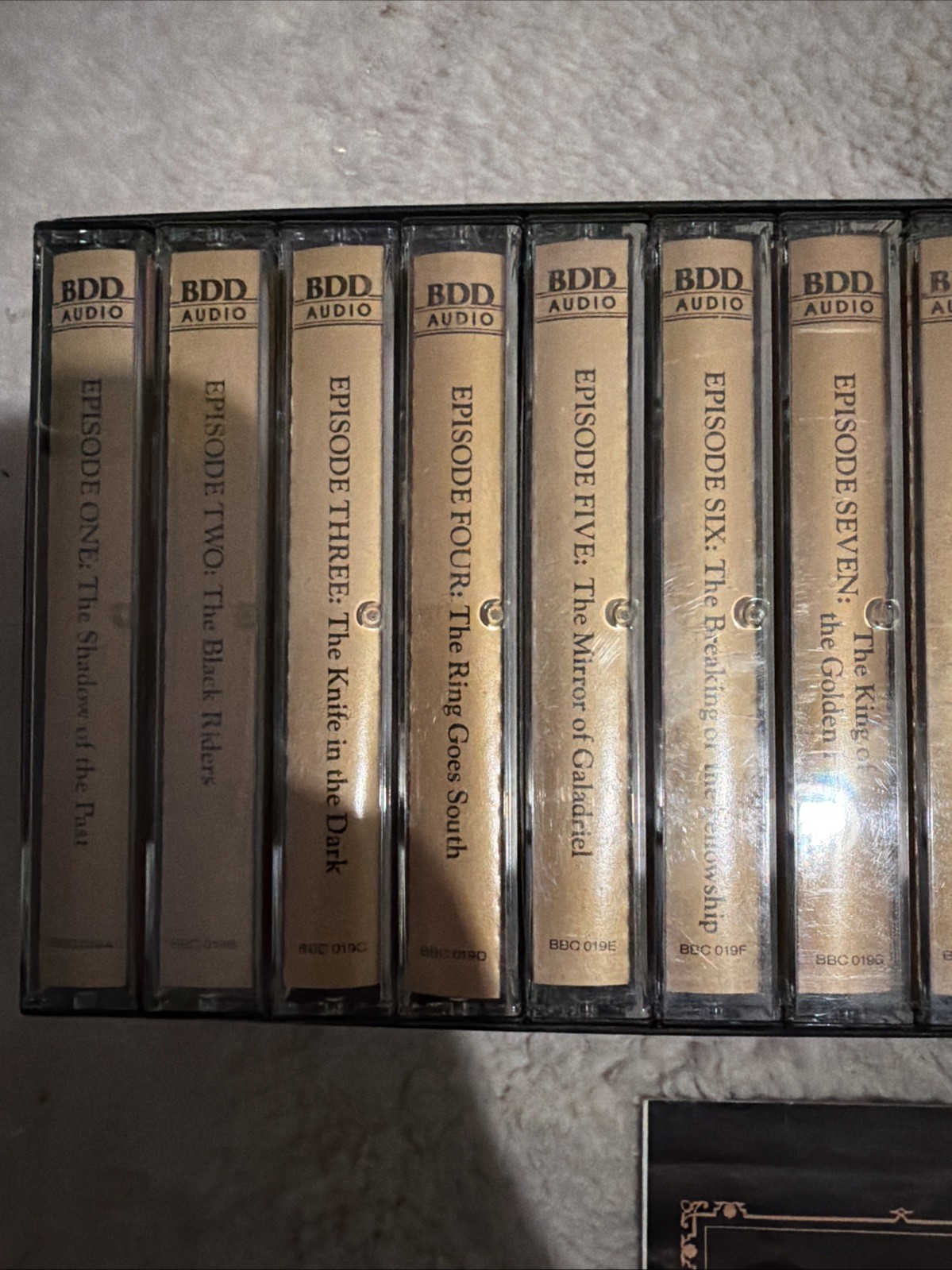 The Lord Of The Rings Trilogy by J.R.R. Tolkien BBC Radio Cassette Tape Box Set