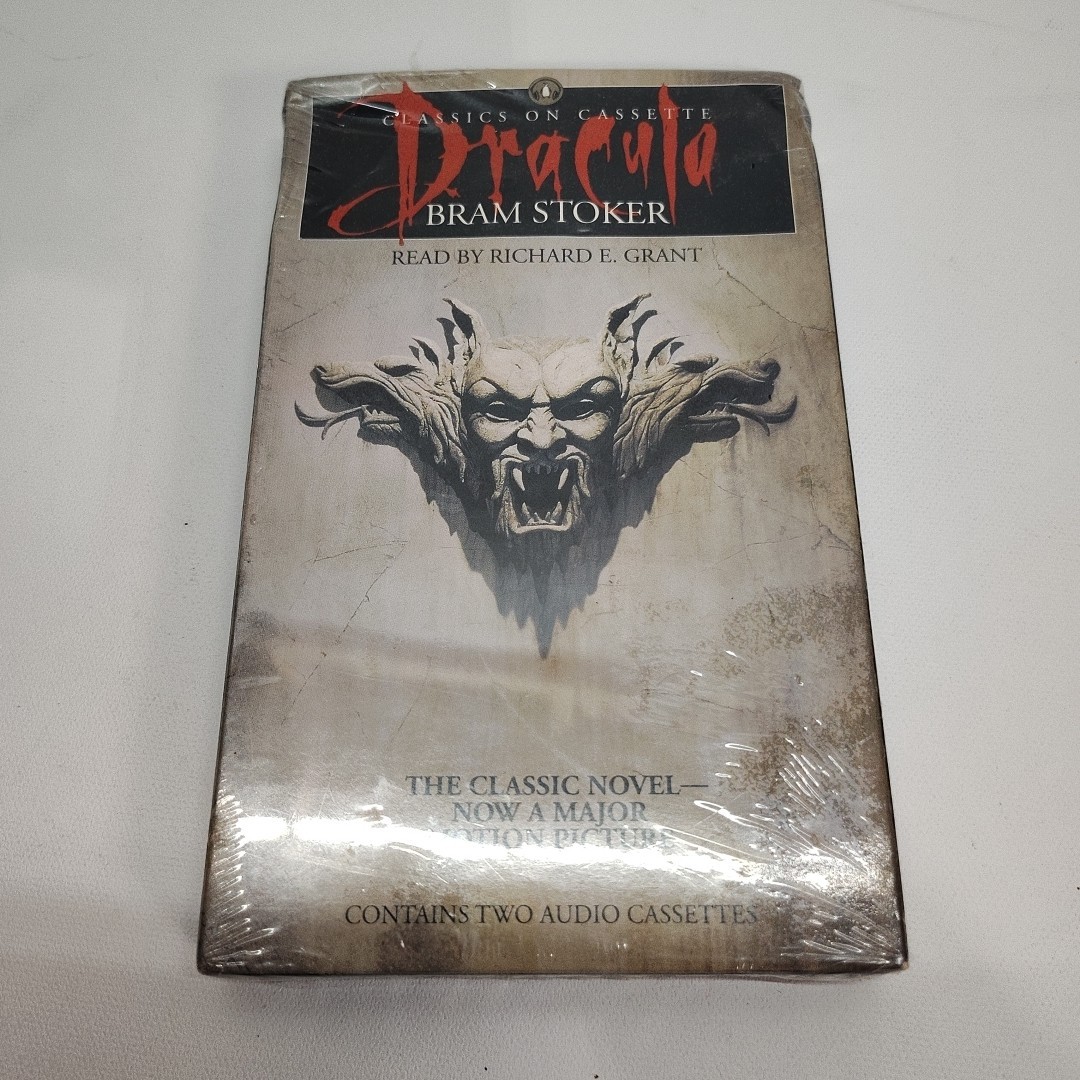 Classic’s on Cassette Bram Stoker Dracula 3hr 2 Audio Cassettes *SEE DESCRIPTION
