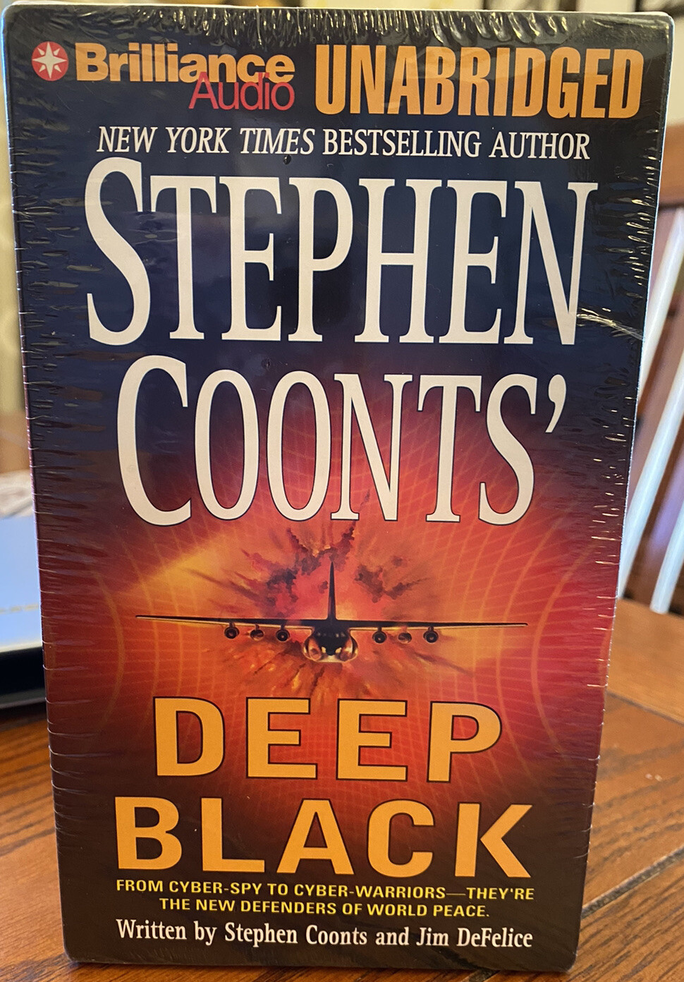 Deep Black Audio Book 7 Audio Cassettes Best Selling Stephen Coonts NEW In Wrap