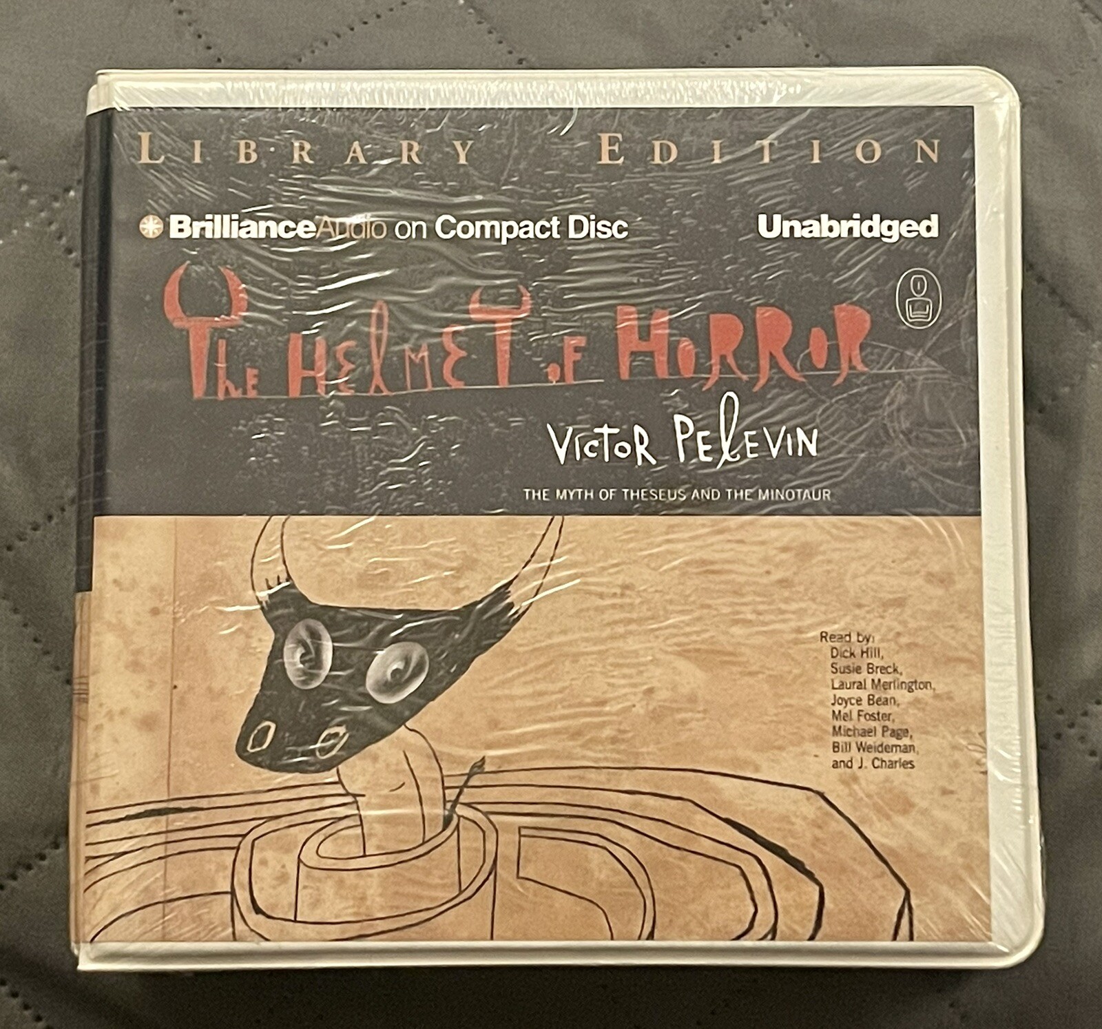 THE HELMET OF HORROR: THE MYTH OF THESEUS AND THE MINOTAUR — Victor Pelevin 3CDs