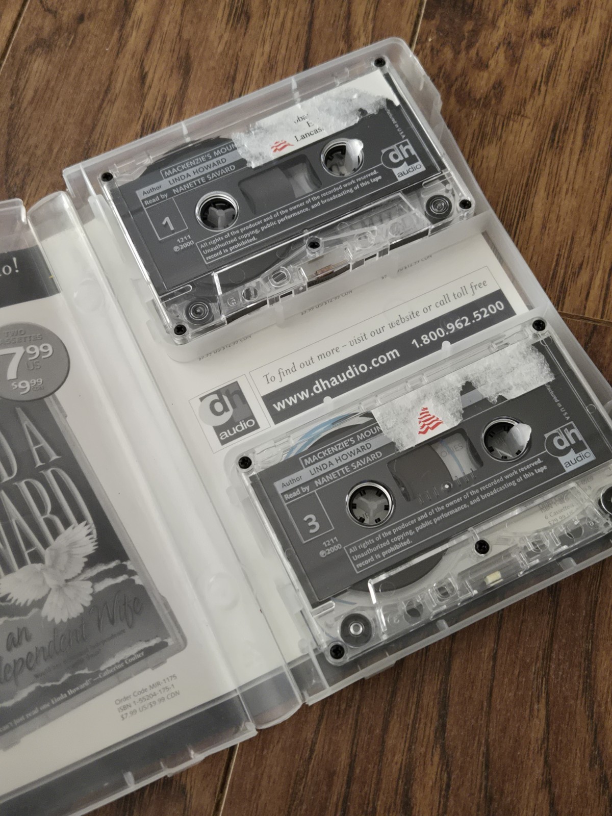Mackenzie’s Mountain by Linda Howard, Audio Book, 2 Tape Cassettes