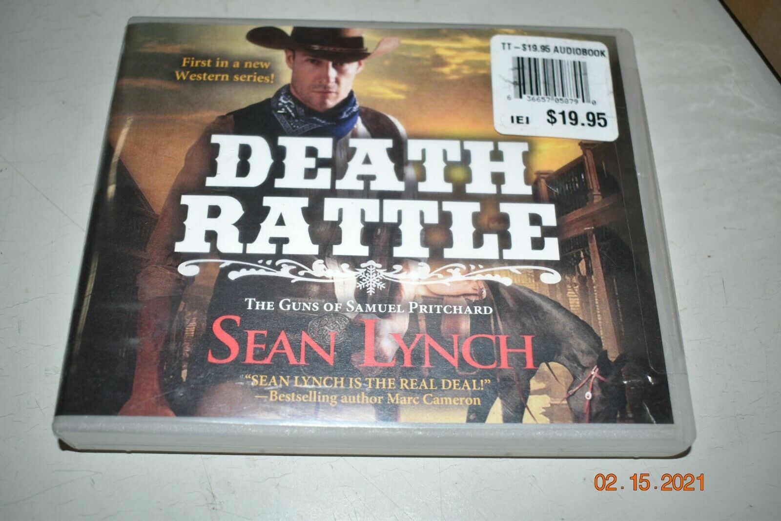 Death Rattle The Guns of Samuel Pritchard Book on CD Sean Lynch NEW/SEALED