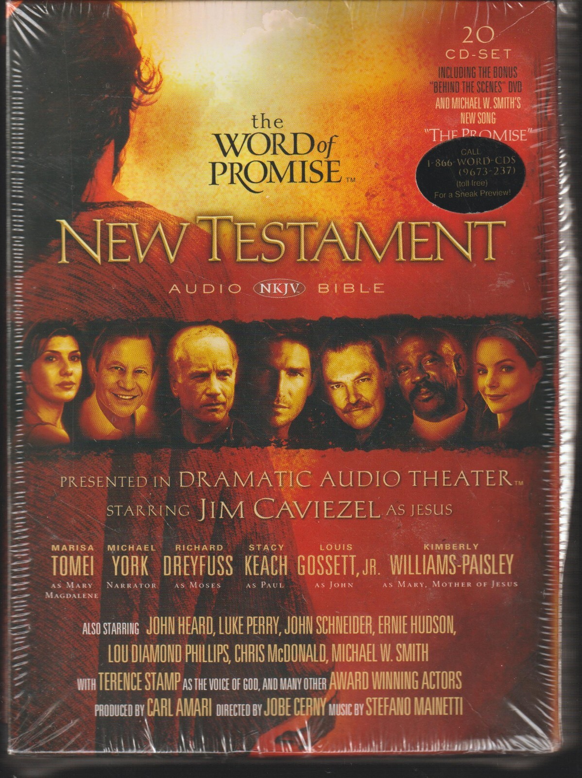 The WORD of PROMISE: New Testament Audio Bible NKJV 20 CD Set Multi Voiced NEW