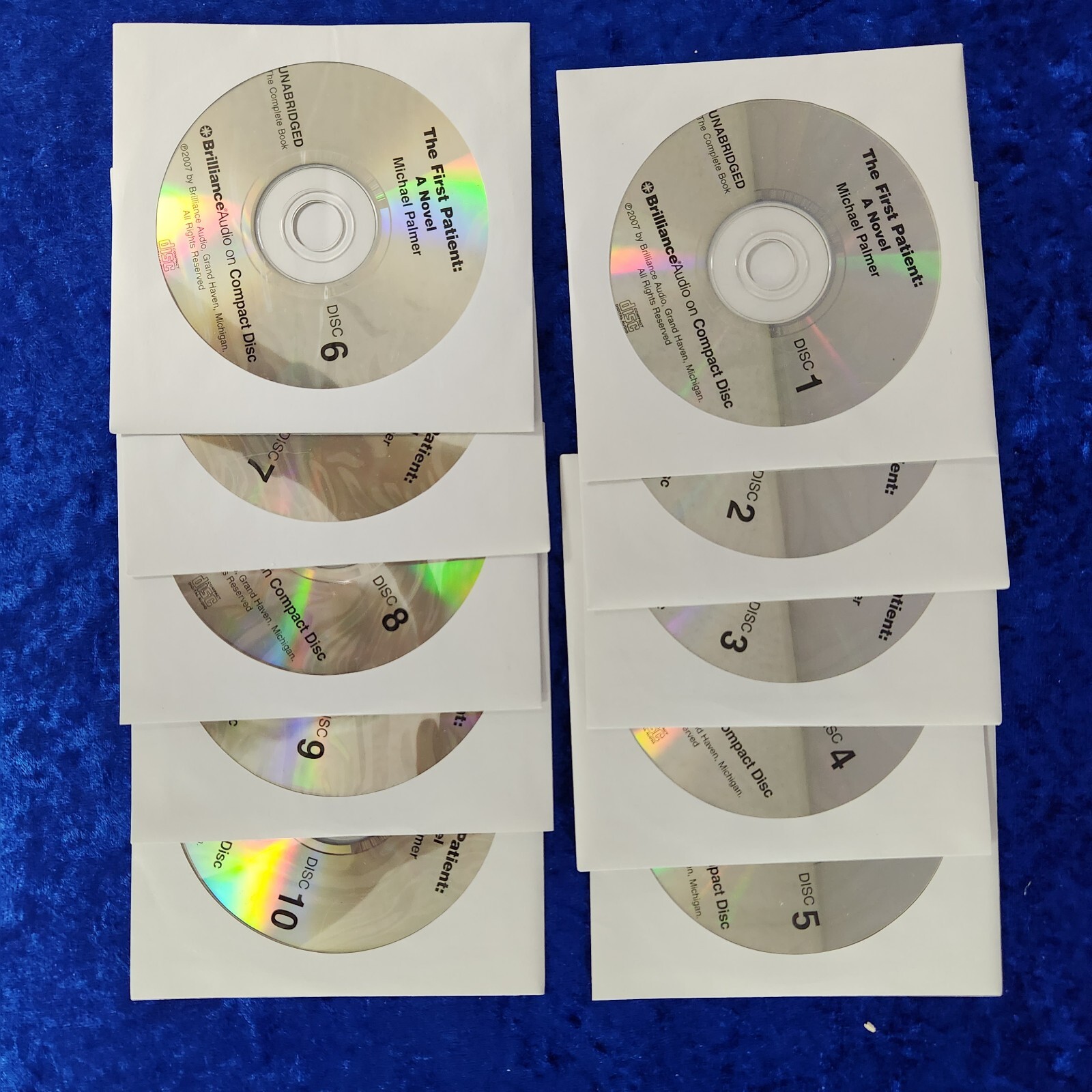 The First Patient by Michael Palmer (2008, Audiobook CD, Unabridged)