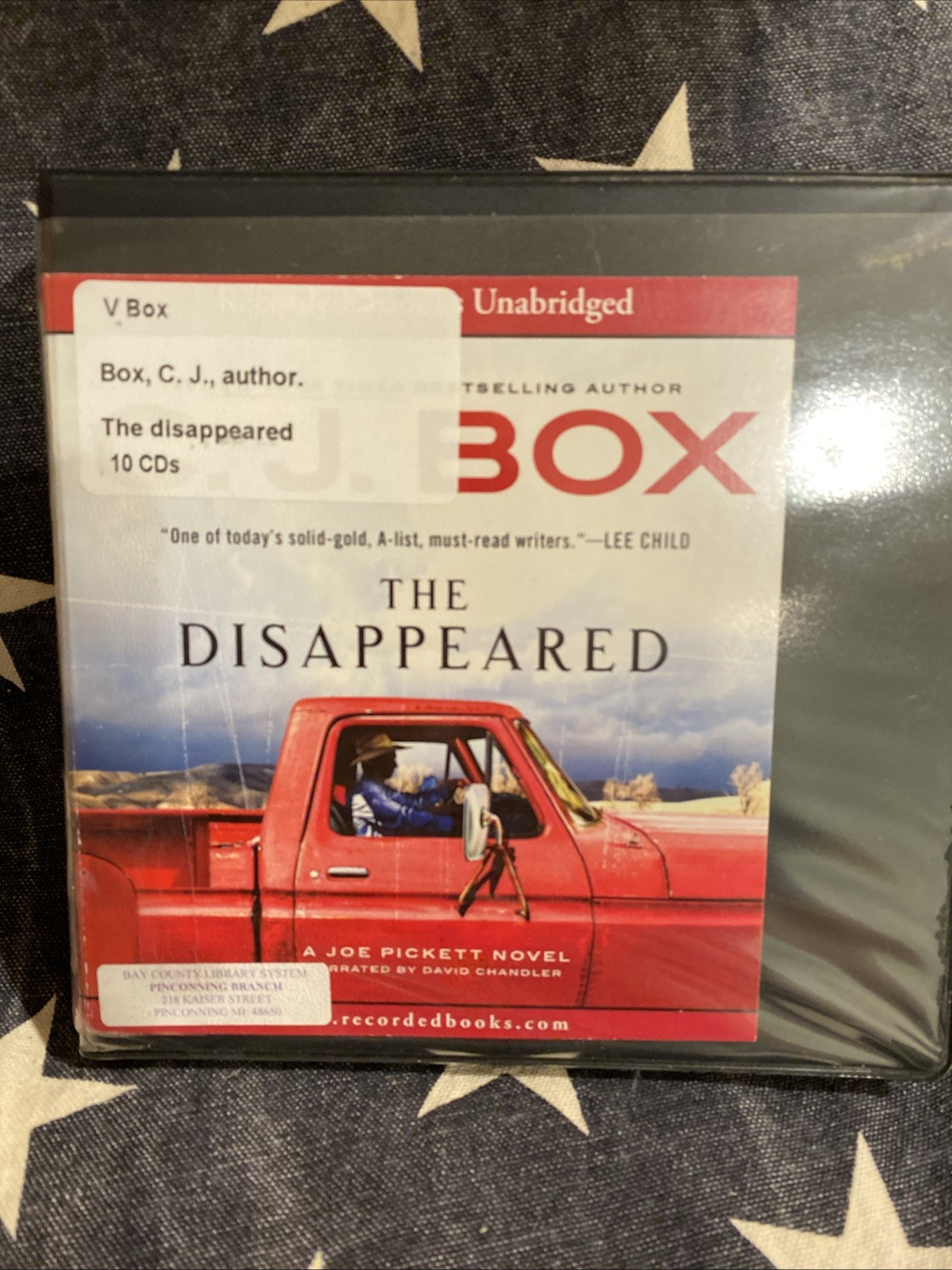 The Disappeared By C J box Ex Library 10 CD Unabridged Audiobook Free Shipping