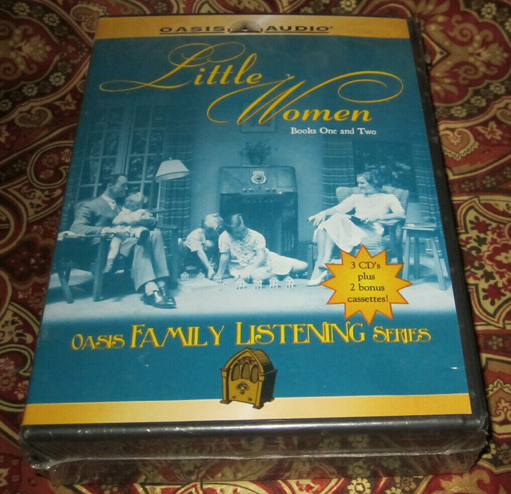 Little Women Books 1 & 2 + Bonus Cassettes California Artists Radio New Sealed