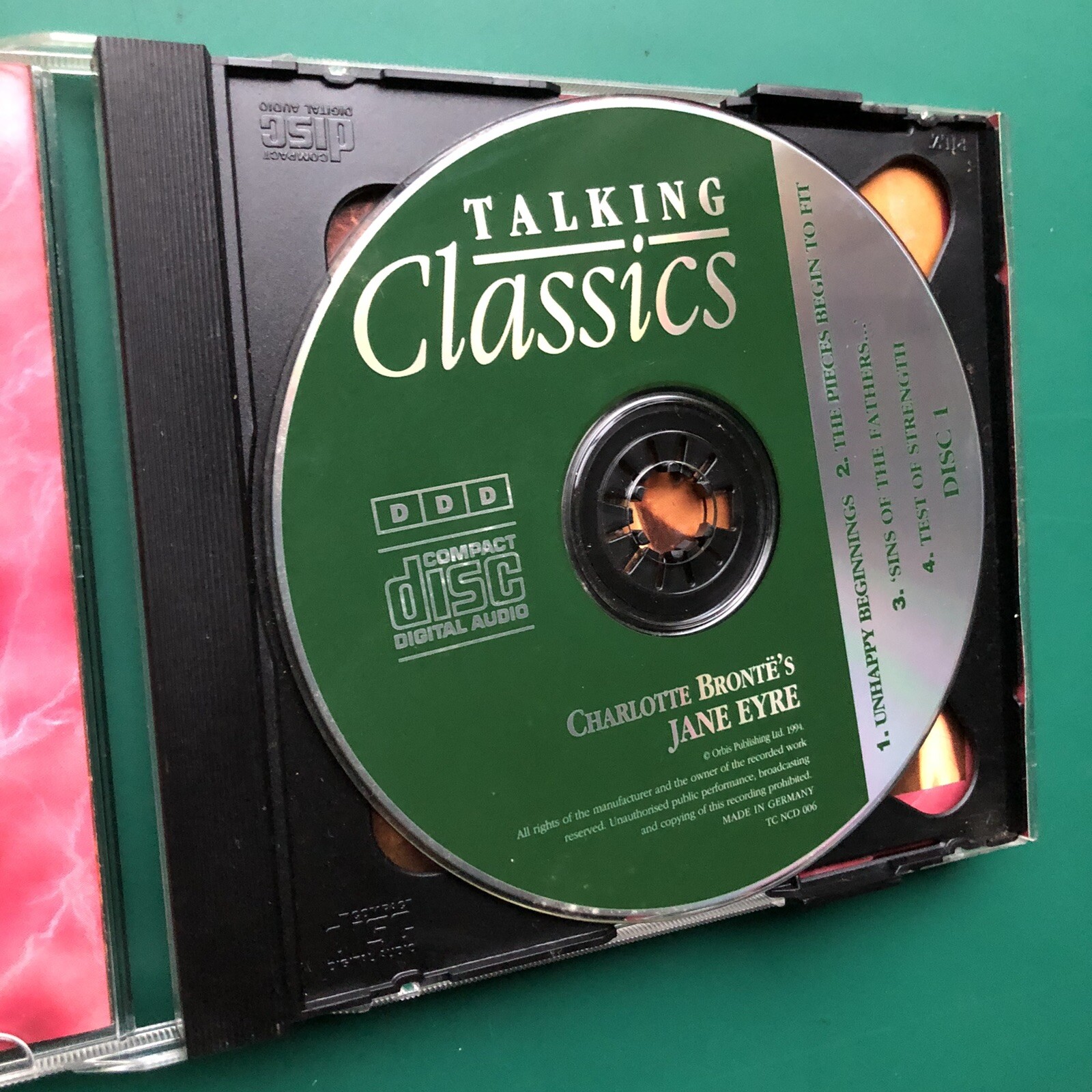 Charlotte Brontë JANE EYRE Classic English Literature Audiobook 2xCD Carole Boyd