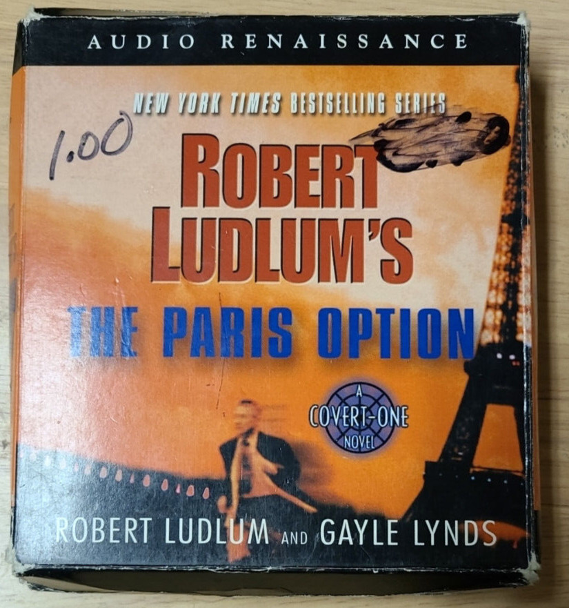 2 Robert Ludlum CD Audio Books The Prometheus Deception and The Paris Option