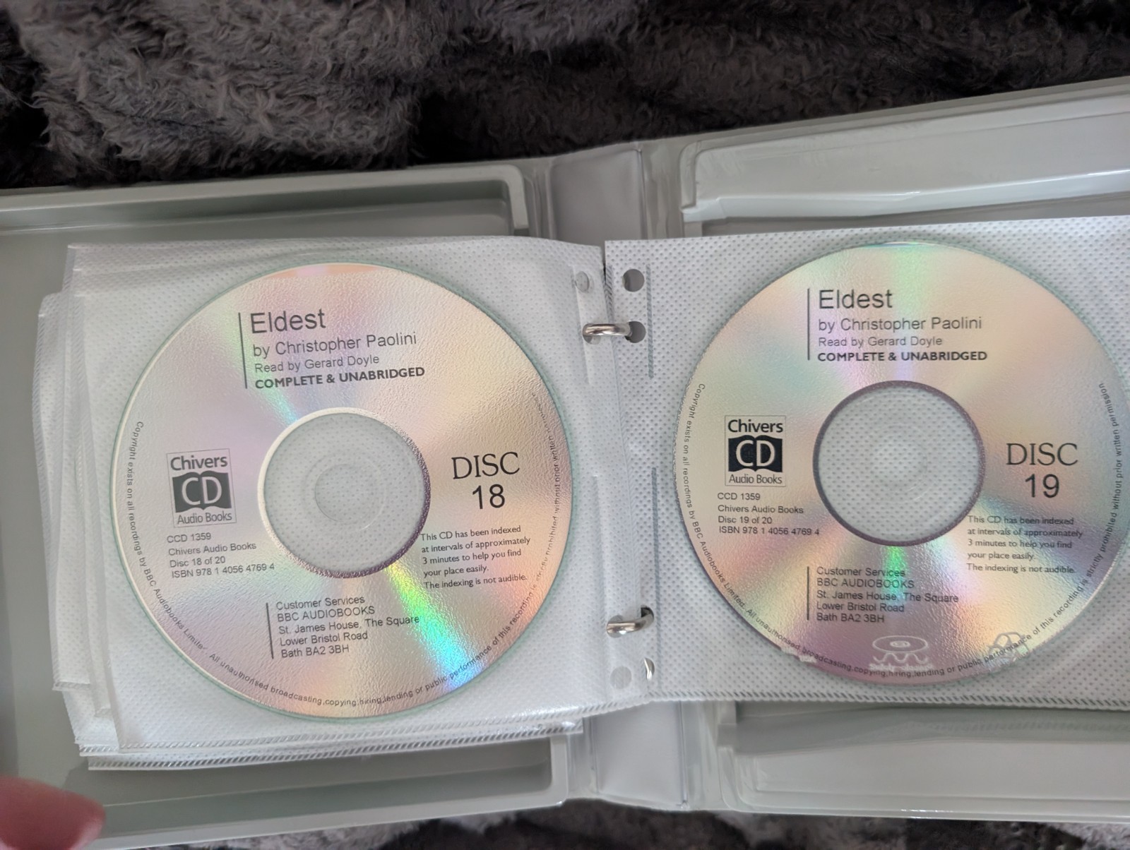 Christopher Paolin — Eldest audio cd book 20cds/23.5hrs
