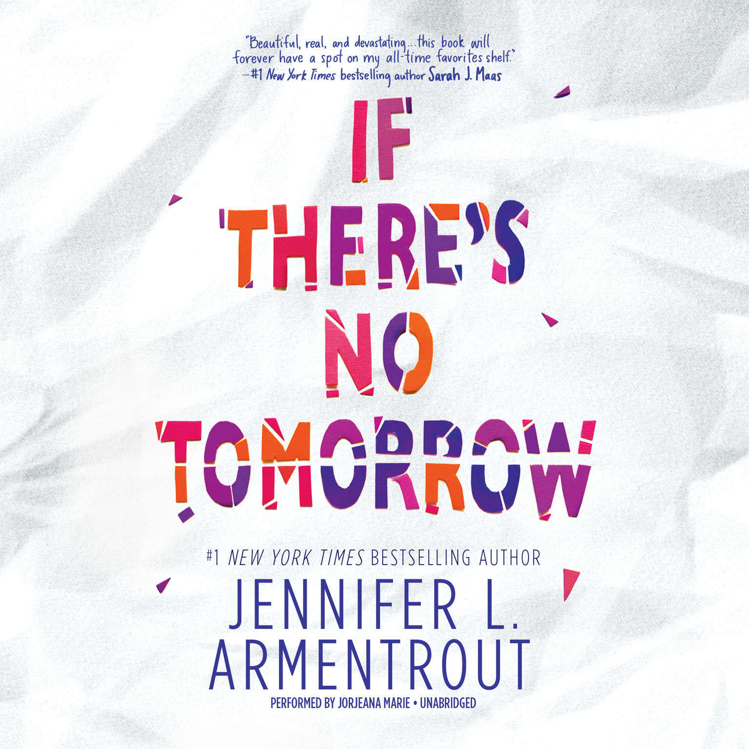 If There’s No Tomorrow by Jennifer L. Armentrout 2017 Unabridged CD 978153847204