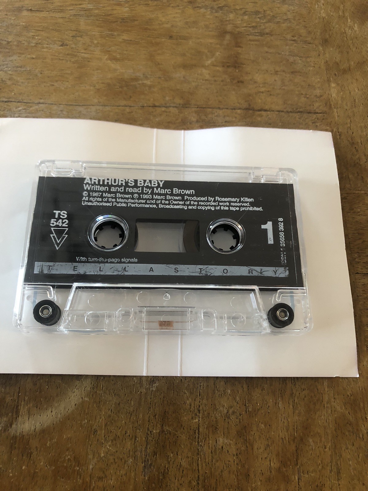 Children’s Story Cassette — Arthur Baby — Written And Read By Marc Brown