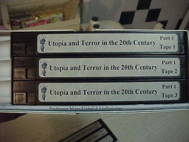 Utopia Terror 20th Century Liulevicius World History VHS Part I II Book Video