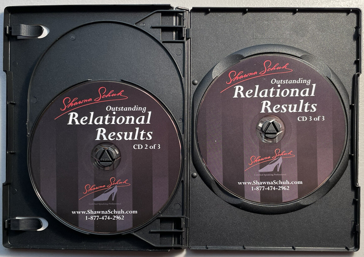 Shawna Schuh — Relational Results 3-CD Set — Self-Help Audio Teaching FREE SHIP!