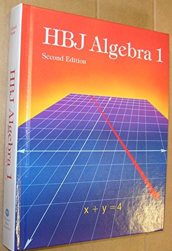 HBJ ALGEBRA 1 By Arthur F. Coxford — Hardcover