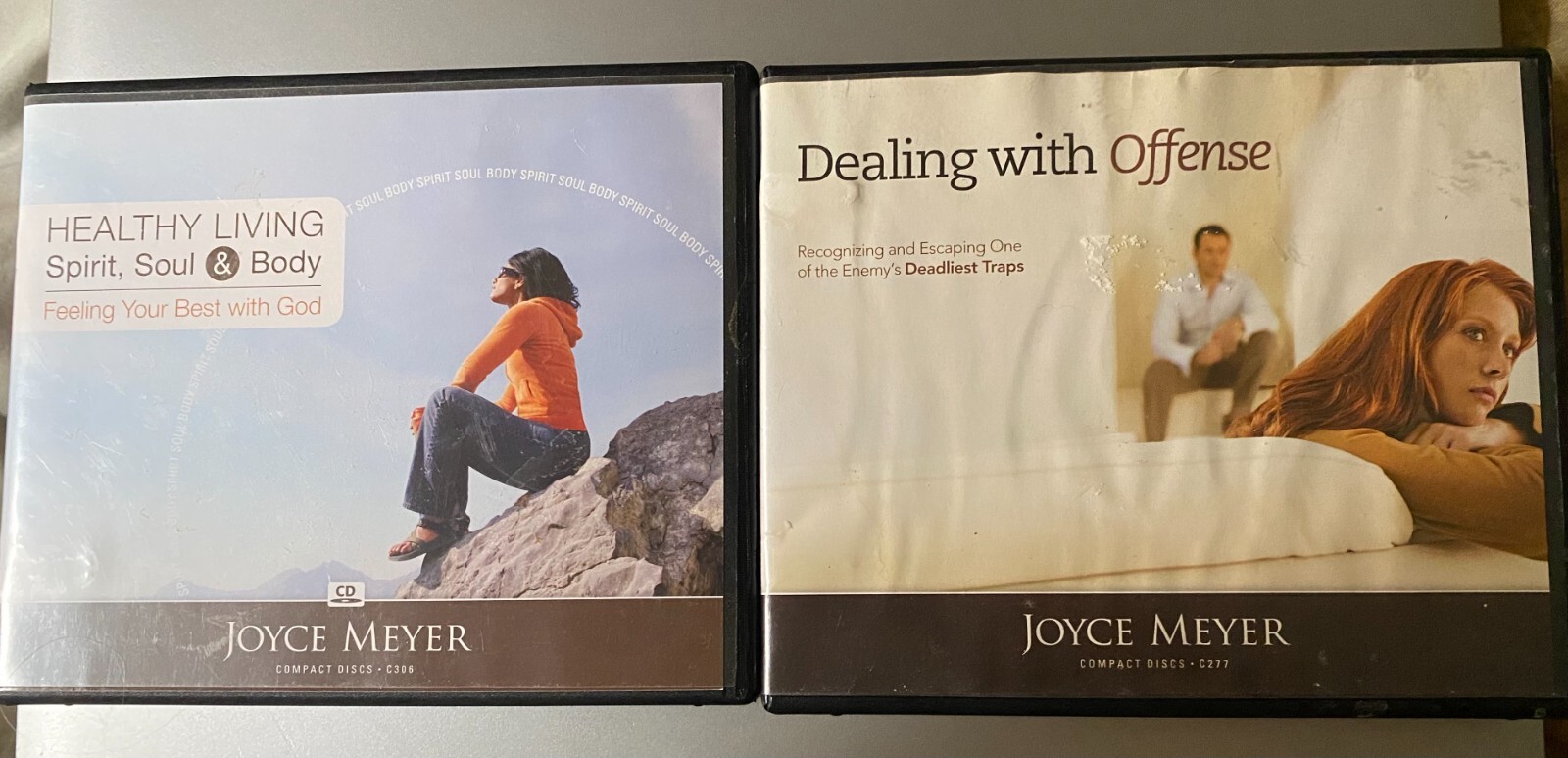 JOYCE MEYER CD Sets Healthy Living — Spirit, Soul & Body & Living with Offense