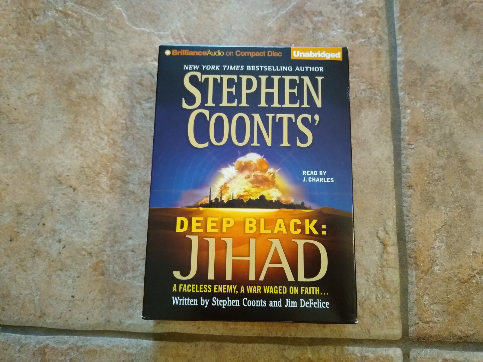 Deep Black: Jihad Unabridged Stephen Coonts AUDIO BOOK CDs Al Qaeda terrorist