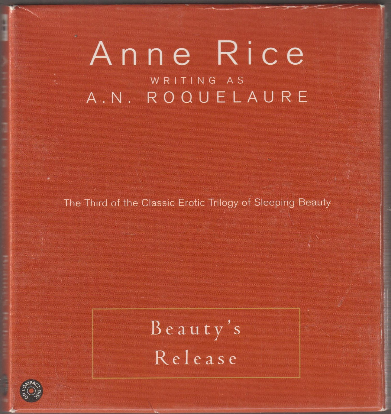 Anne Rice Beauty’s Release Audiobook 3 CDs Library Copy