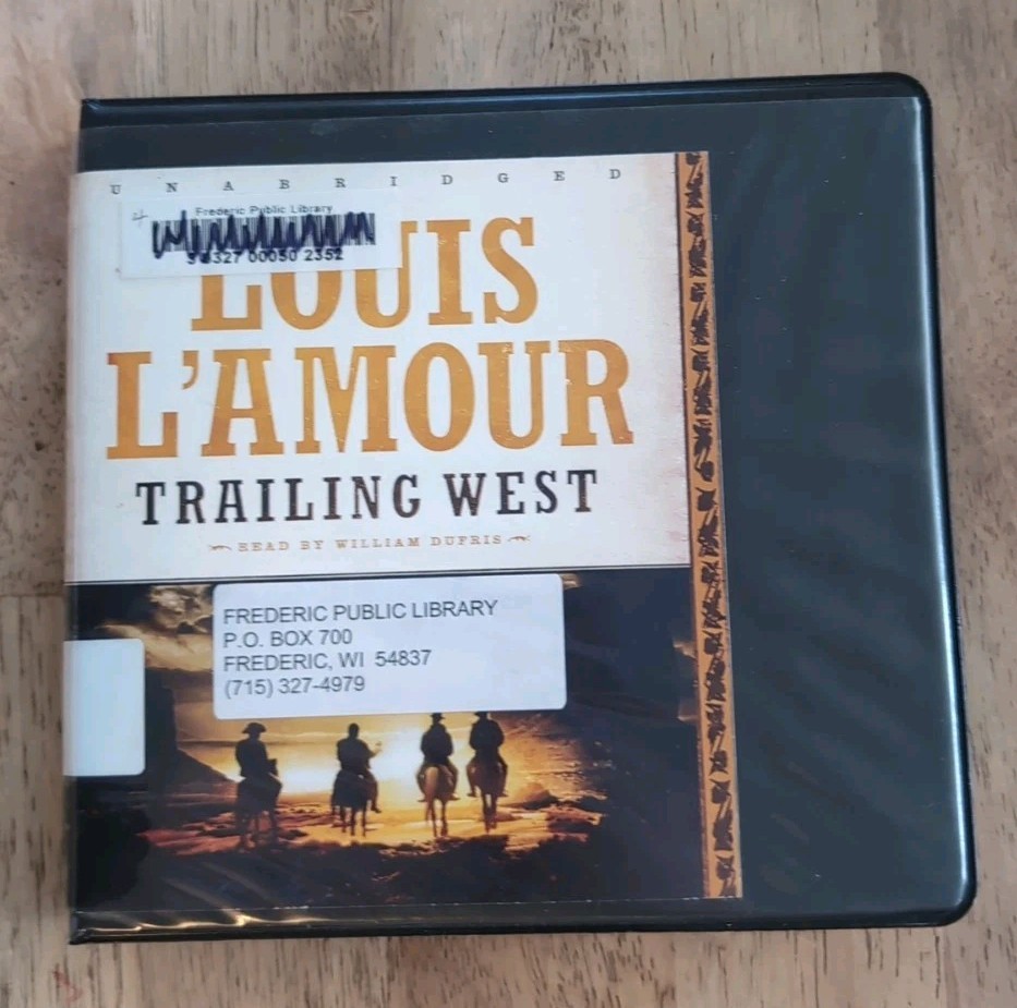 Trailing West by Louis L’Amour (2014, Compact Disc)