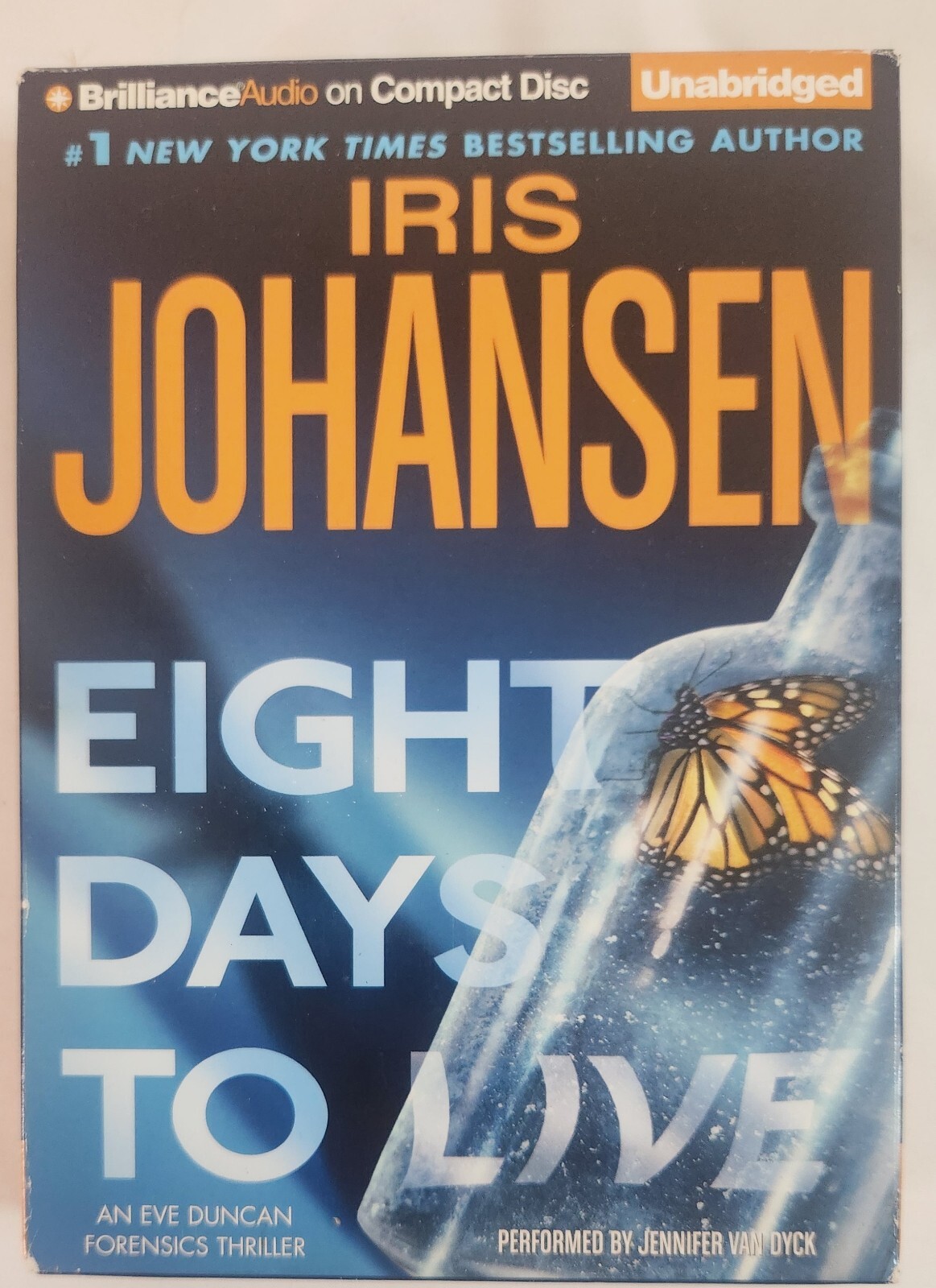 Iris Johansen Eve Duncan Series CD Audio Book Eight Days To Live Unabridged