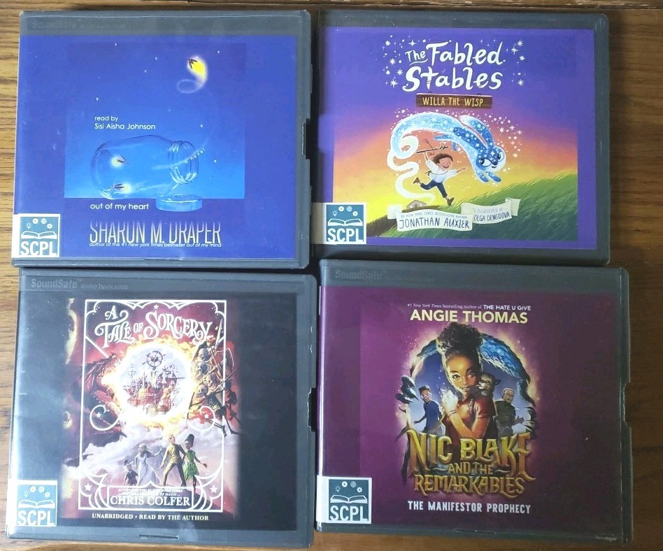 4 Juvenile Audiobooks — Tale Of Sorcery, Nic Black & Remarkables, Fabled Stories