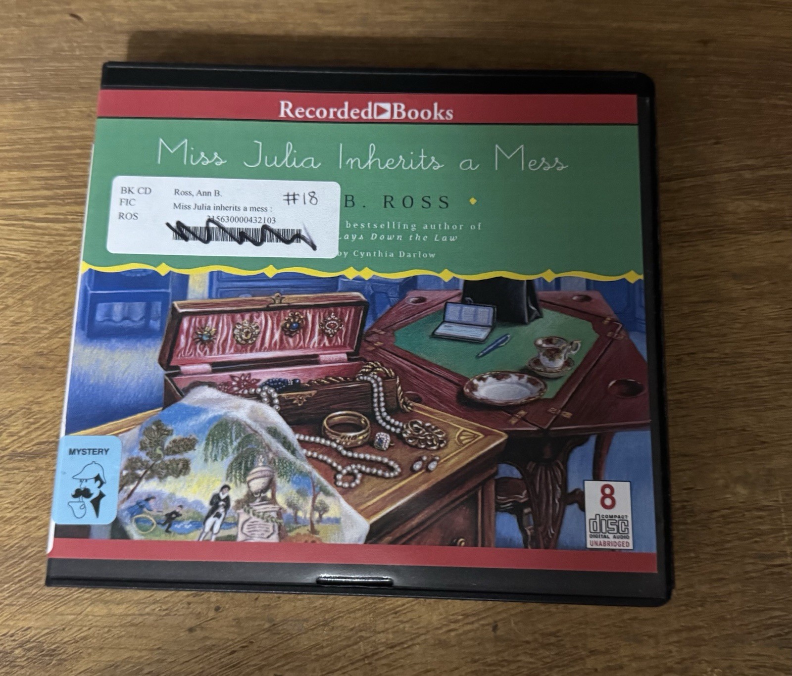 Ann B. Ross Miss Julia Inherits A Mess Audio Book 8 CD’s Approx 10 hrs